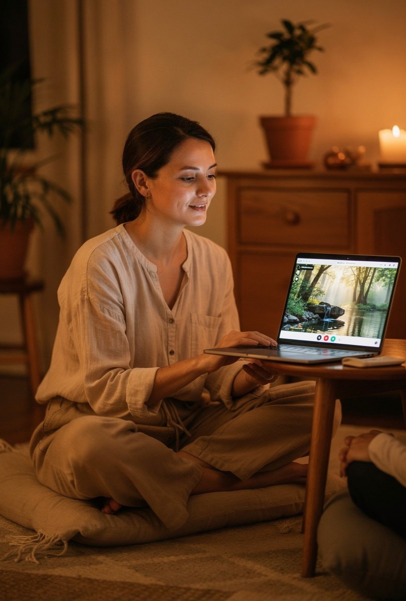 online spiritual meditation session
