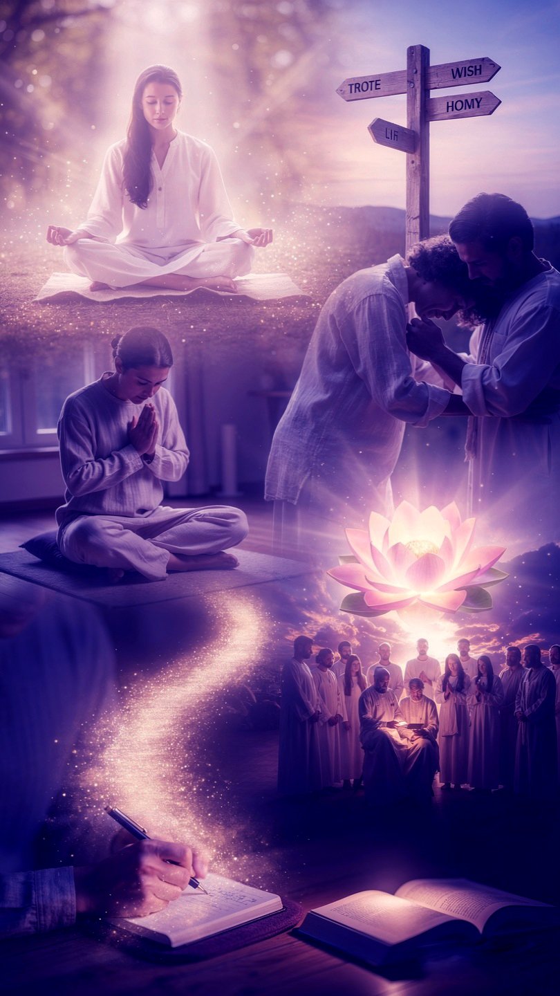 peaceful meditation spiritual awareness